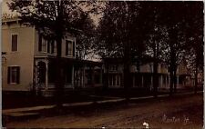 c1910 CENTER ST. MASS VICTORIAN NEIGHBORHOOD DIRT STREET REAL PHOTO RPPC 39-140 picture