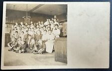 Large Group Photo. 1907-1909 Real Photo Postcard. RPPC. picture