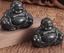 Shungite Buddha Maitreya Electromagnetic field protection Buddha statue healing picture