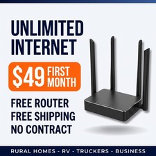 $49 a Month AT&T UNLIMITED DATA Hotspot Internet, FREE Router - No Contract picture
