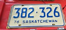 1976 Saskatchewan Canada 🇨🇦 License Plate picture