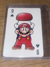OFFICIAL LICENSED VINTAGE 1989 NINTENDO CARD GAME SUPER MARIO PLAYING CARD RARE picture