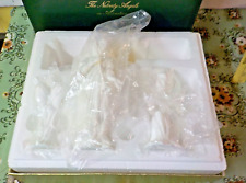 LENOX The NATIVITY Bone China ANGELS in ADORATION set Bisque In Box picture