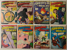 Forbidden Worlds lot #59-144 ACG (avg 3.5 VG-) see notes 22 diff (1957-'67) picture