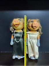 Miss Piggy Toy Doll Lot Of 2 Vintage Retro 1978 Henson Bendy  picture