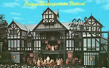 Ashland OR-Oregon, Shakespearean Festival Elizabeth Stage House Vintage Postcard picture
