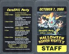 Halloween Horror Nights OTTO Pass 2000 Vintage Original NOS October 7 Evil Clown picture