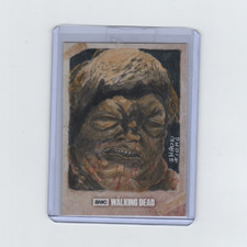 WALKING DEAD EVOLUTION WALKER SKETCH BY ACCLAIMED ARTIST SHAOW SIONG(#2) 1/1 picture
