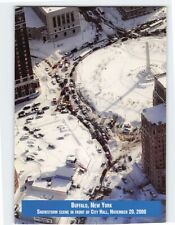 Postcard Snowstorm Scene in Front of City Hall Nov. 20, 2000 Buffalo New York picture