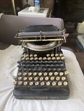 Antique Typewriter The New Yost No.1  + Original Case - Dates From 1889 **RARE** picture