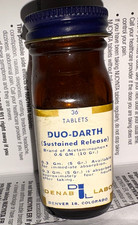 VTG ‘Duo-Darth’ SUSTAINED RELEASE PARACETAMOL PHARMACEUTICAL BOTTLE EMPTY picture