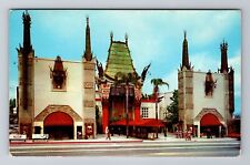 Hollywood CA- California, Grauman's Chinese Theatre, Antique, Vintage Postcard picture
