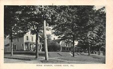 High Street Union City PA Pennsylvania 1910 Postcard 4532 picture