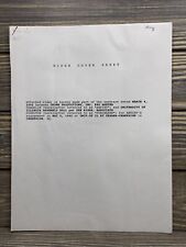 Vintage Contract March 4 1992 Crown Productions University of Illinois Xen Riggs picture