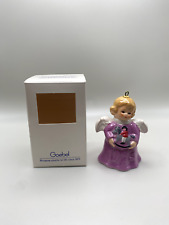 Goebel Angel Bell Annual Christmas Ornaments - 1993- Eighteenth Edition- Purple picture