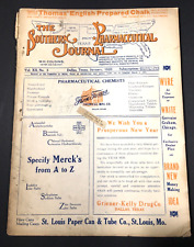 January 1920 The Southern Pharmaceutical Journal Trade Magazine, Good Shape picture
