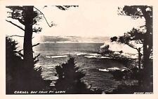 RPPC Carmel Bay CA California From Point Lobos Photo Postcard D13 picture