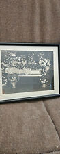 1940s  Framed FUNERAL PHOTOGRAPH 9 x 7 1940s POST MORTEM~ picture