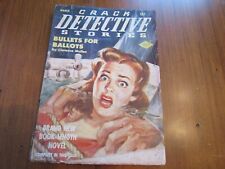 CRACK DETECTIVE STORIES   MARCH 1949  COLUMBIA PUBLICATIONS MYSTERY PULP MAG picture