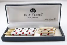 Vintage Celtic Lands Collection by Sea Gems Bridge Ballpoint Pens (Cased) picture