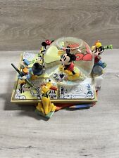 Rare Disney Mickey Mouse In The Comics Musical Snow Globe picture