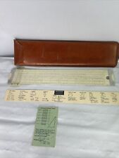 1959 Pickett Model N4-T Slide Rule Vector-Type Log Dual-Base Speed Rule W/ Case picture