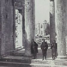 Greece Athens Acropolis Erechtheion North Portico Temple Photo Stereoview C331 picture