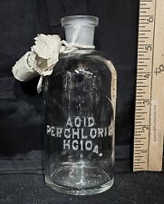 ACID PERCHLORIC 250mL LABORATORY APOTHECARY REAGENT SCIENCE DRUG STORE SCHOOL A1 picture