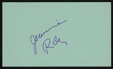 Jeannie Riley signed auto Vintage 3x5 Hollywood: Country Music and Gospel Singer picture