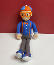 Blippi Bendable Plush Doll, 16” Tall Featuring SFX Squeeze Belly to Hear Works picture