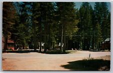 Pomin's Tahoe Park Cottages Lake Tahoe California Vintage Postcard c1959 picture