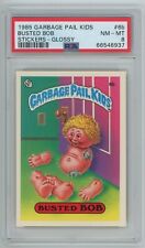 1985 Topps Garbage Pail Kids OS1 Series 1 BUSTED BOB 6b GLOSSY Card PSA 8 GPK picture