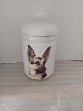 German Shepherd  Treat Canister. picture