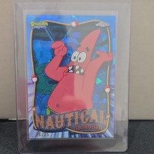 2025 Topps Chrome SpongeBob Sapphire Nautical Nonsense Patrick /25 picture