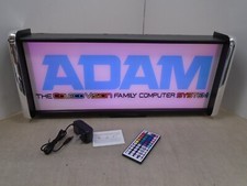 Coleco Vision Adam Computer LED Display lighted sign lightbox Wall hanging Light picture