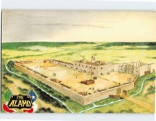 Postcard Artists Perception of The Alamo San Antonio Texas USA picture