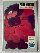 Pork Knight: This Little Piggy #1 1986 VF/VF+ Silver Snail Comics BW picture