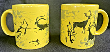 2 Rare Vintage Waechtersbach Mugs Spain - Prehistoric Cave Art Lascaux Caves picture