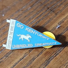 Go Kentucky "Unbridled Creativity" Odyssey of the Mind 2006 Pinback Lapel Pin picture