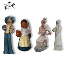 Vintage Lot of 4 Porcelain Women Figurines picture