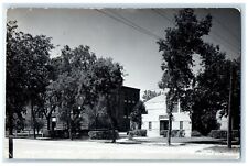 c1940's High School & Auditorium Franklin Nebraska NE RPPC Photo Postcard picture