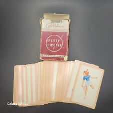 Bob Elson's 1940's Petty Pippins Vintage Playing Cards Deck Rare Collectable  picture