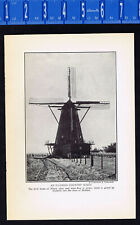 Illinois Farm Windmill, Wind Power -1925 Page of History picture