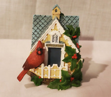 1997 Cardinal Birdhouses in Bloom Cottage Figurine Hamilton Collection  picture