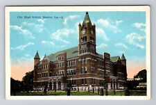 Monroe LA-Louisiana, City High School Vintage Souvenir Postcard picture