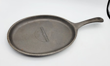 Vintage Grill Master Oval Cast Iron Skillet Pan 9.5
