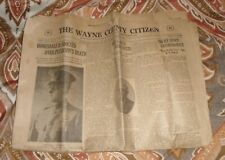 Wayne County (PA) Citizen Newspaper March 18, 1919 Honesdale, PA Good Condition picture