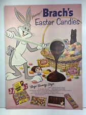 Brach's Easter Candies Bugs Bunny Easter 1958 Vintage Print Ad Life Magazine picture