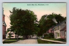 Winchester NH-New Hampshire, South Main Street, Antique, Vintage Postcard picture