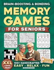 Memory Games for Seniors Brain Boosting & Bonding Adult Activity Books Science picture